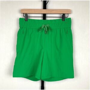 Chico's Zenergy 7" Shorts Sz 00 (XS/2) UPF 50+ Green Casual Sporty Elastic NWT